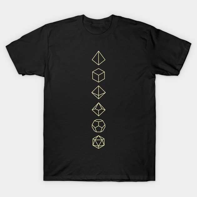 RPG Dice Cream T-Shirt by SimonBreeze